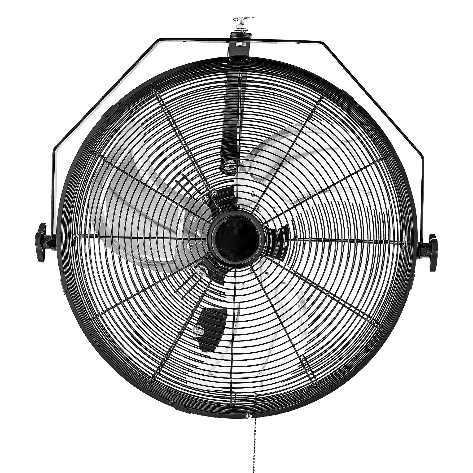 Industrial Wall Mount Fan 3 Speed Powerful Airflow For Workshop_voghion.com
